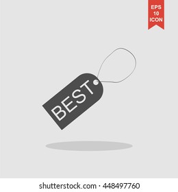 tag icon, Flat design style eps 10