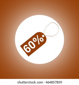 tag icon, Flat design style eps 10