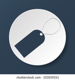 tag icon, Flat vector illustrator Eps 10