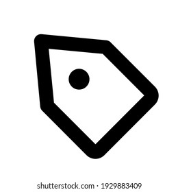 Icono de etiqueta para proyectos de diseño gráfico