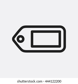 Tag icon illustration isolated vector sign symbol
