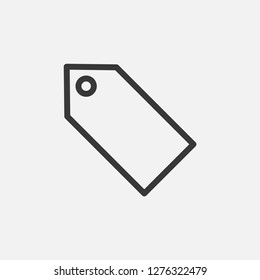 Tag icon isolated on background. Label symbol modern, simple, vector, icon for website design, mobile app, ui. Vector Illustration