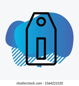 Tag icon isolated on background
 