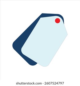 tag icon isolated on white background