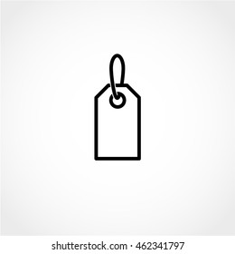 tag Icon Isolated on White Background