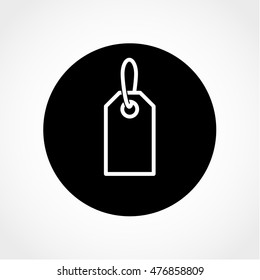 tag Icon Isolated on White Background