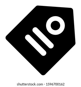 tag icon isolated sign symbol vector illustration - high quality black style vector icons
