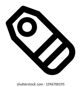 tag icon isolated sign symbol vector illustration - high quality black style vector icons
