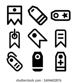 tag icon isolated sign symbol vector illustration - Collection of high quality black style vector icons
