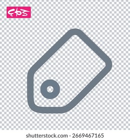 icono de etiqueta, icono de etiqueta, icono de marca, formato EPS icono de Vector archivo de ilustración