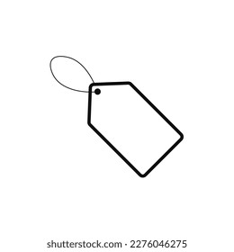 Tag icon. Label. Price. Vector illustration on a white background.