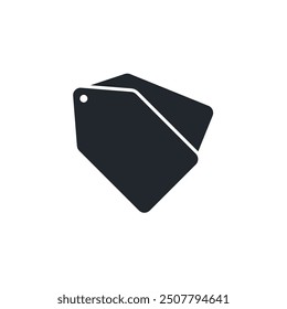 Tag icon. Label symbol template for graphic and web design collection logo vector illustration