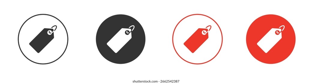 Icono de la etiqueta para el logotipo, símbolo de la muestra del Vector para el diseño