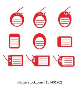 tag icon on white background