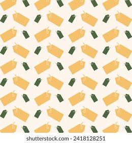 Tag icon repeating trendy pattern colorful vector illustration wallpaper background
