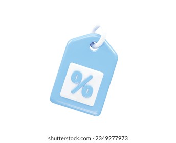Tag icon sale vector element transparent render