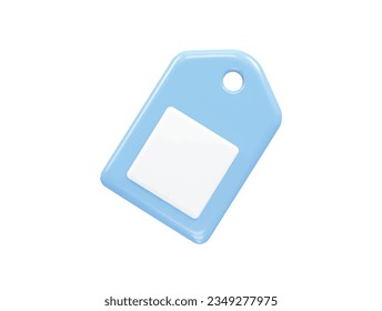 Tag icon sale vector element transparent render