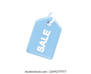 Tag icon sale vector element transparent render