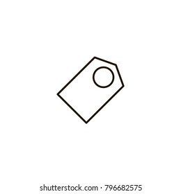 tag icon. sign design