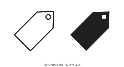 Tag icon in simple modern vector format. EPS icon pack