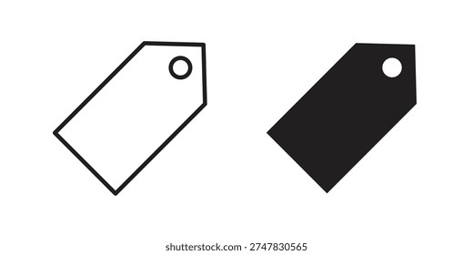 Tag icon suitable vector symbol for graphic design, logo, web site, social media
