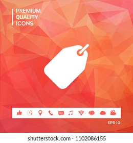 Tag icon symbol
