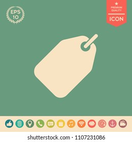 Tag icon symbol