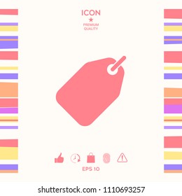 Tag icon symbol