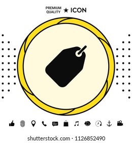 Tag icon symbol