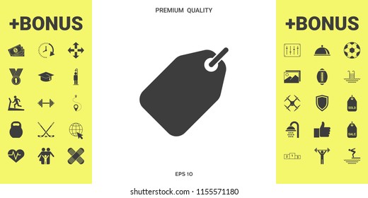 Tag icon symbol