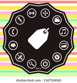 Tag icon symbol