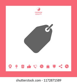 Tag icon symbol