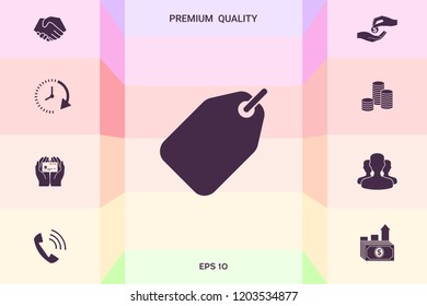 Tag icon symbol