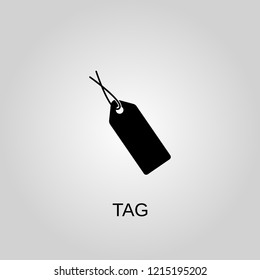 Tag icon. Tag symbol. Flat design. Stock - Vector illustration