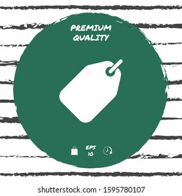 Tag icon symbol. Graphic elements for your design