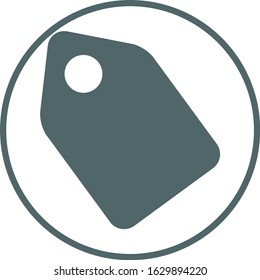 Tag icon. Tag symbol. Vector illustration