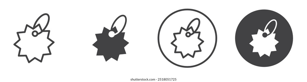 Tag Icon thin line illustration