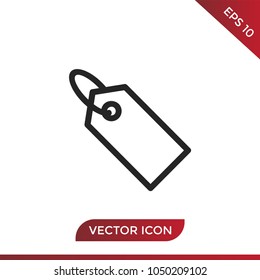 Tag icon vector