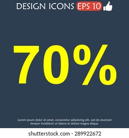 tag icon, Vector flat Illustrator EPS 10