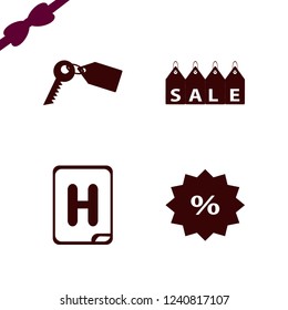 tag icon. tag vector icons set hospital sign, sale tags, discount tag and key tag