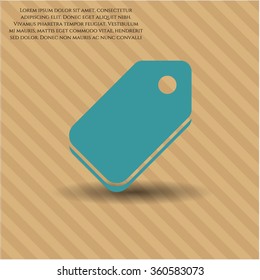 Tag icon vector illustration