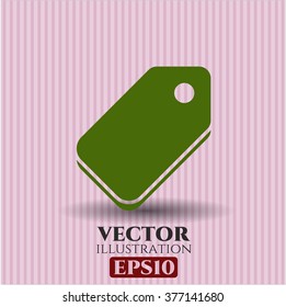 Tag icon vector illustration