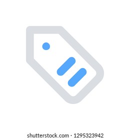 Tag Icon Vector Illustration in Line Style for Any Purpose