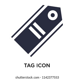 Tag icon vector isolated on white background for your web and mobile app design, Tag logo concept