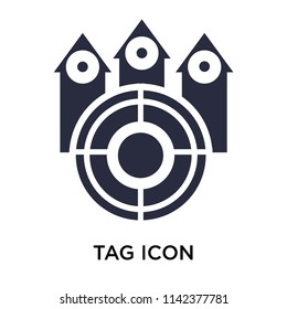 Tag icon vector isolated on white background for your web and mobile app design, Tag logo concept
