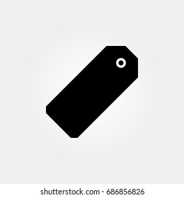 tag icon. vector sign symbol on white background