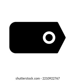 Design-Illustration des Tag-Symbols mit Vektorsymbol