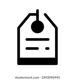 Tag Icon Vector Symbol Design Illustration