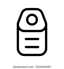 Design-Illustration für Tag-Symbol-Vektorsymbol