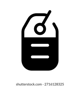Ilustración de diseño de símbolo de Vector de icono de etiqueta